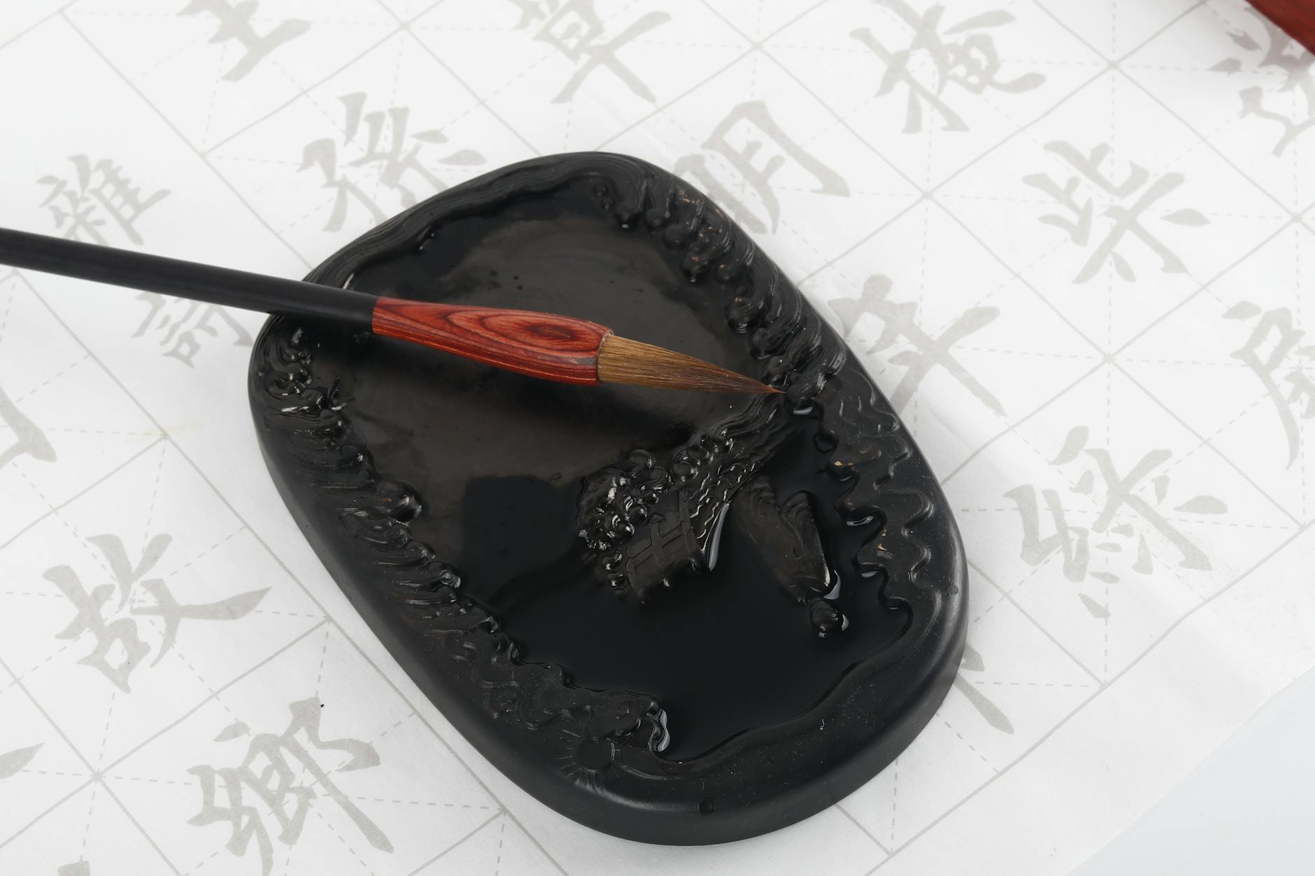 Chinese calligraphy brush and ink art traditional Beijing souvenir