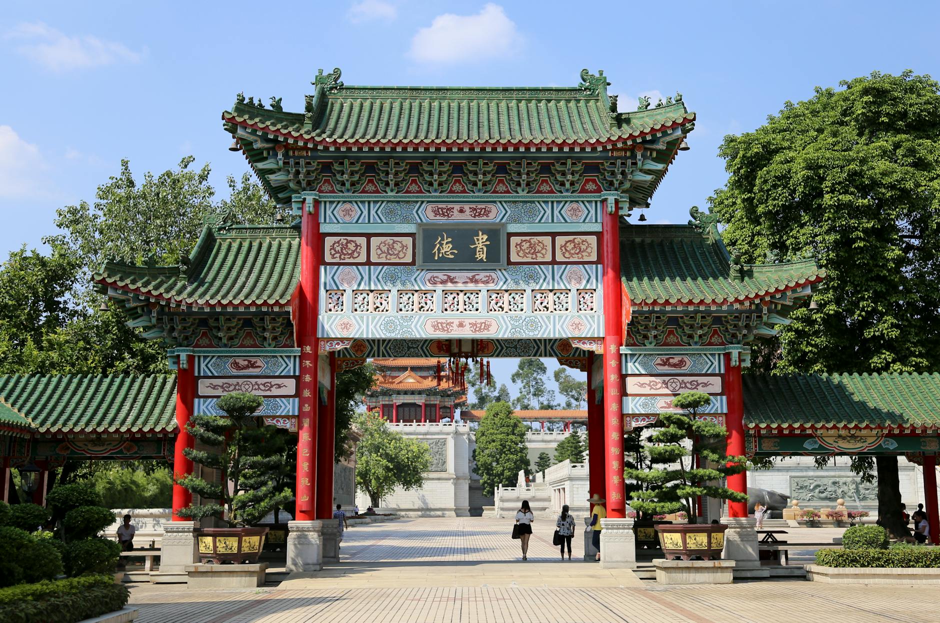 White Cloud Temple Baiyun traditional Taoist temple in Beijing