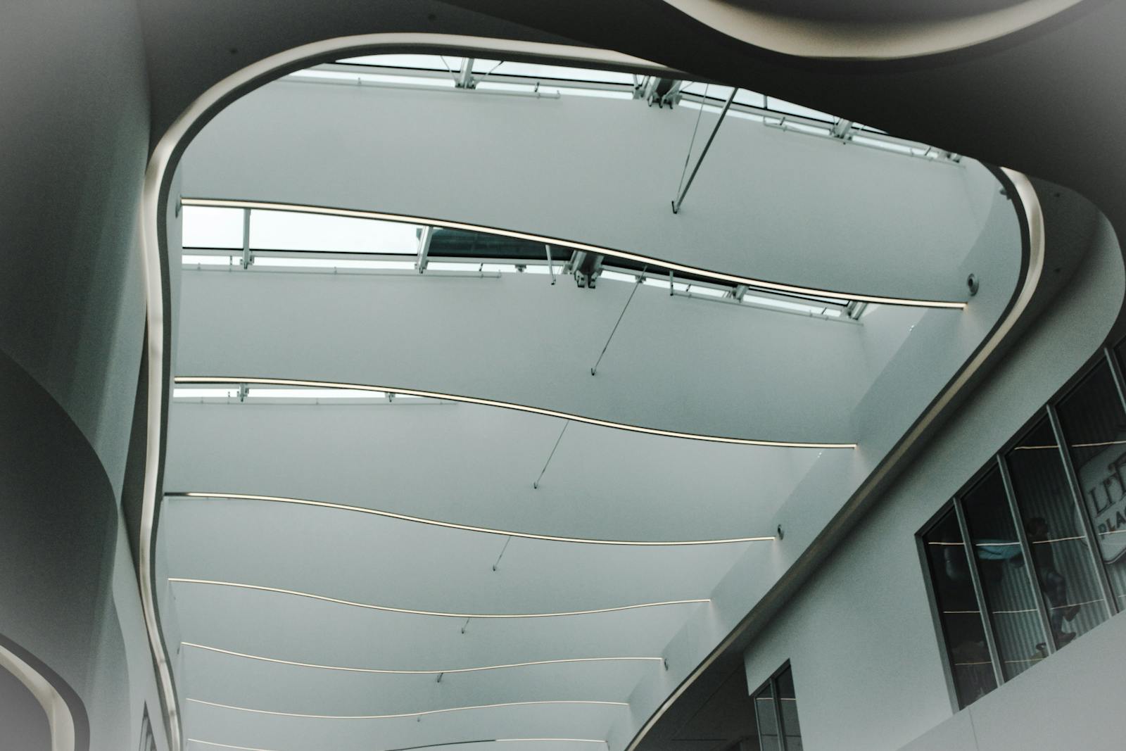 Beijing Daxing Airport modern terminal interior