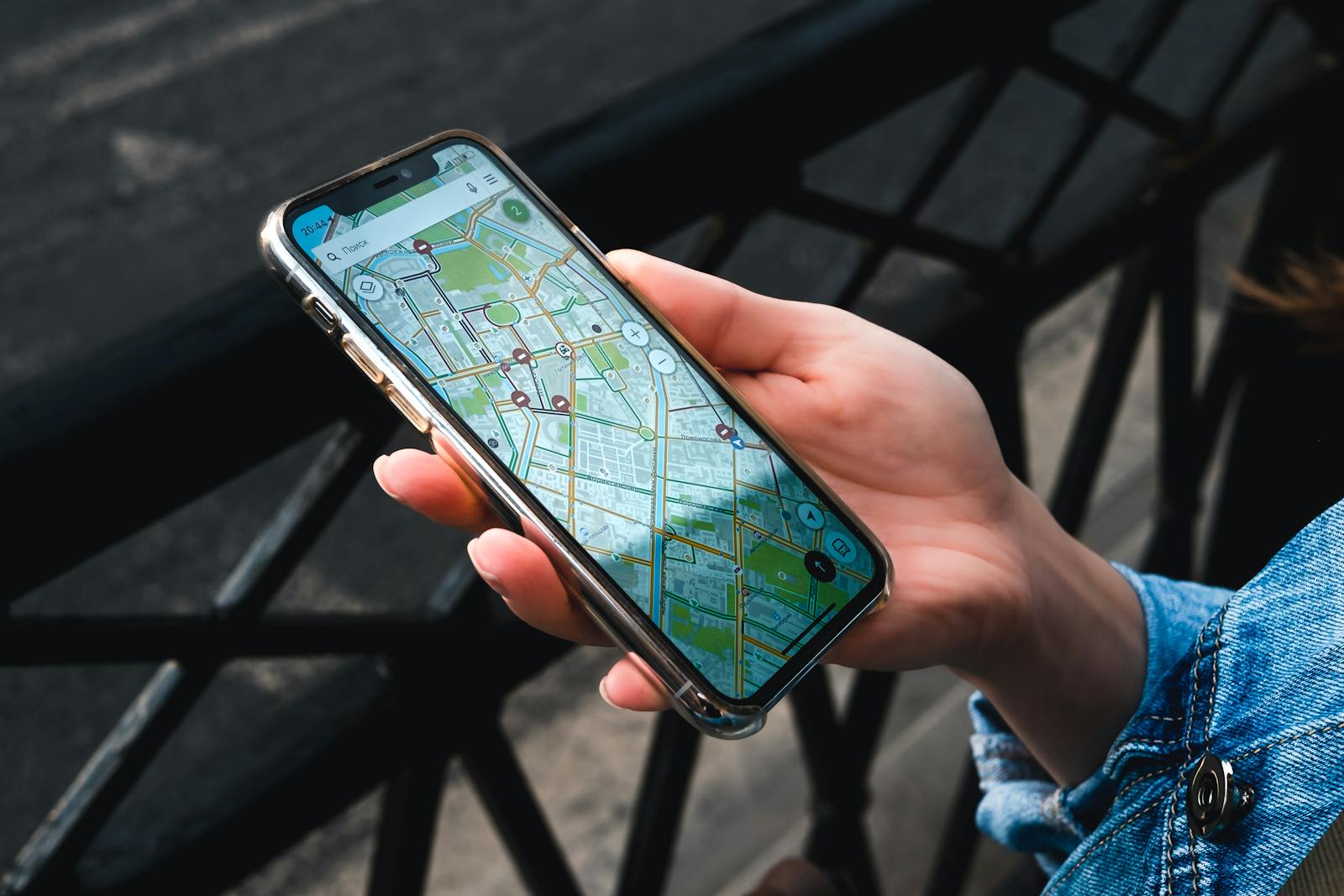Smartphone with travel apps for using in China