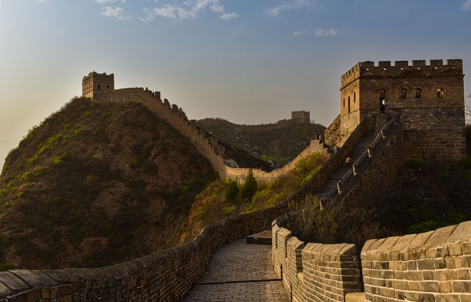 Badaling Great Wall watchtower view Beijing mountains